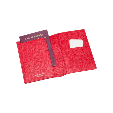 FABRIANO ROTES LEDER-PASSHÜLLE