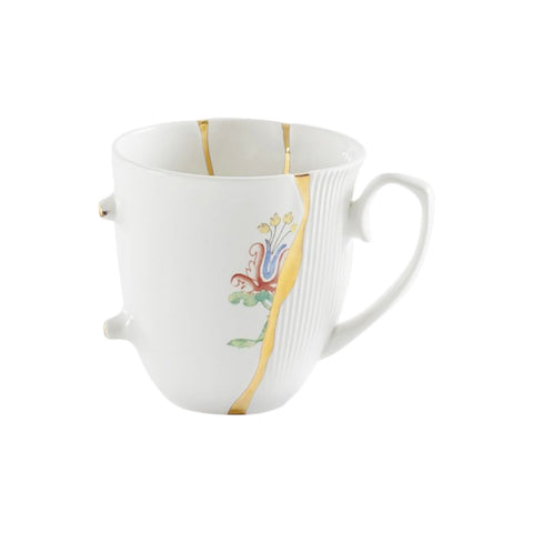 „SELETTI PORZELLANBECHER DURCHMESSER 8,5 CM KINTSUGI ART. 09652“
