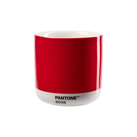 PANTONE LATTE THERMOBECHER 101022035 COPENHAGEN DESIGN ROT