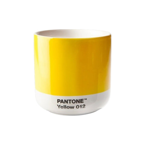 PANTONE KURZER THERMOBECHER ART. 101060012 COPEHAGEN DESIGN GELB