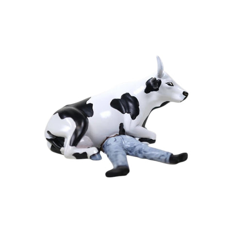 COW PARADE M KUH SITZEND AUF MAN/NI MU ART. 47811 MEHRFARBIG