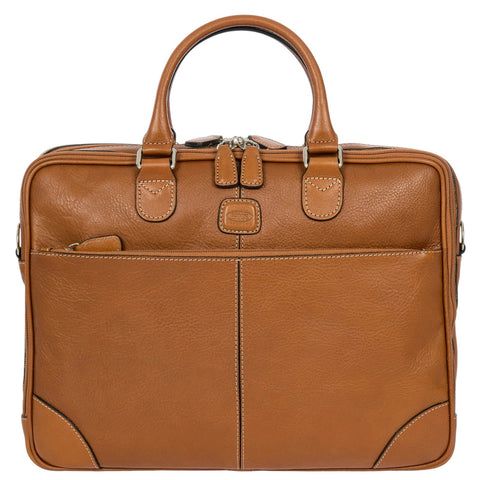 CARTELLA DA LAVORO LIFE PELLE 38X29X9 CM BPL15130 BRIC'S BROWN