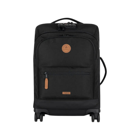 TROLLEY SOFT 4 RUOTE BERLIN SIZE S BLACK CABAIA