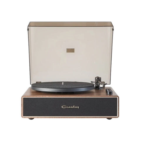 GIRADISCHI STAVE RECORD PLAYER CR6046A-WAGL4 WALNUT GOLD CROSLEY
