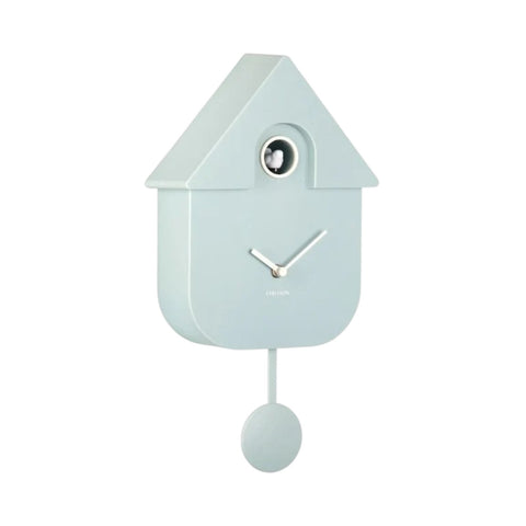 WANDUHR WALL CLOCK MODERN CUCKOO ABS KA5768LB HELLBLAU KARLSSON