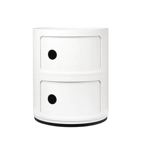 COMODINO 2 ELEMENTI 4966 KARTELL WHITE