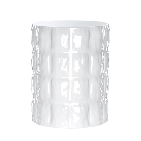 VASE KARTELL MATELASSE' FULL COLOR WHITE ART 01225/E5