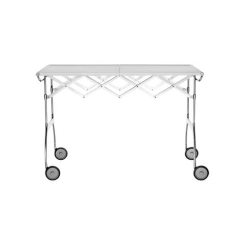 BATTISTA TROLLEY VERCHROMTER STAHL-WEISS ART 04460/03 KARTELL WEISS