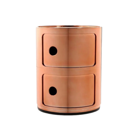 MODULAR NACHTTISCH 2 ELEMENTE KUPFER 05966/RR KARTELL BRAUN