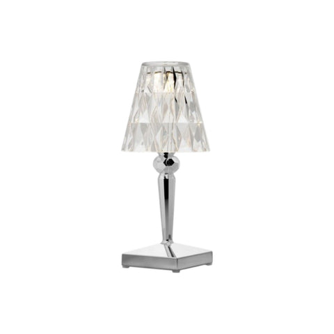 CHROM-AKKU-LAMPE 09145XX KARTELL SILBER