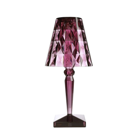 GROSSE BATTERIELAMPE PLUM DIRECT POWER 09470PR KARTELL LILA