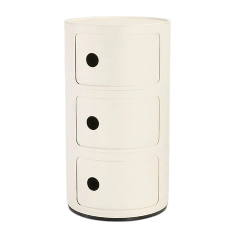 MODULAR KARTELL 3 DRAWERS MATT WHITE ART 4988/03