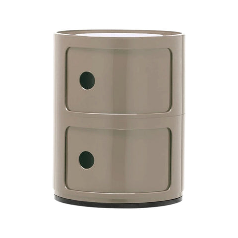 MODULAR NACHTTISCH 2 ELEMENTE TAUBENGRAU 04966/TO KARTELL BRAUN
