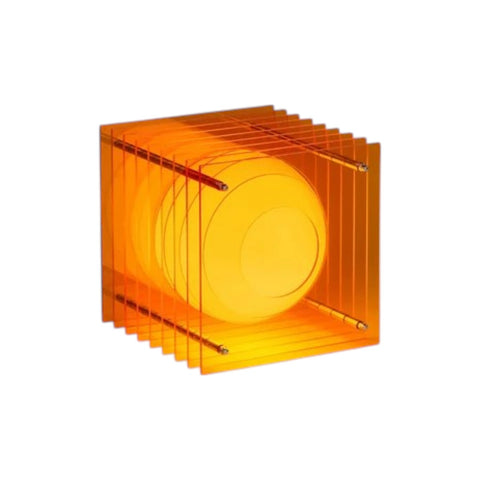 LAMPADA LOP SMALL SQUARE ACRYLIC ACT0202-CE-ORANGE BANG