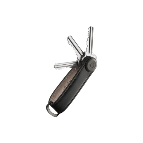 SCHLÜSSELANHÄNGER ORBITKEY 2.0 LEDER SCHWARZ/SCHWARZ ART LTHO-2-BKBKBK