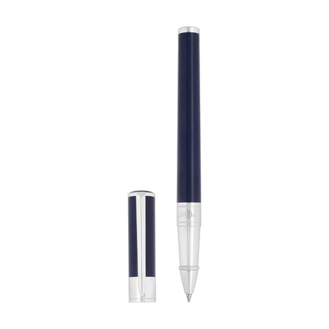 PENNA ROLLER INITIAL 272205  BLEU-CHROME S.T. DUPONT