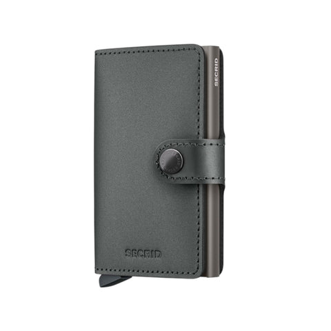 PORTAFOGLIO MINIWALLET MATTE SATIN STEEL MMS-STEEL GREY SECRID