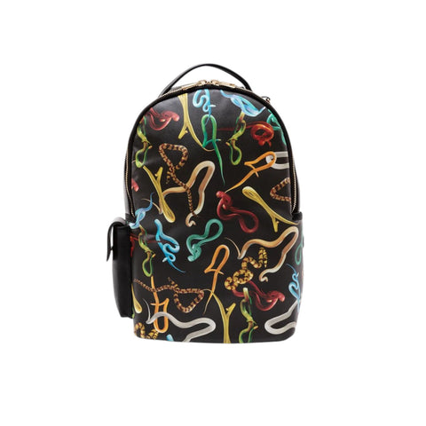 "SELETTI SNAKE TOILETTENPAPIER KUNSTLEDER-RUCKSACK 33X18,5 CM"
