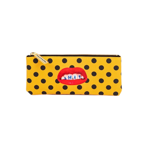 SELETTI FEDERMÄPPCHEN AUS BEDRUCKTEM PU-TOILETTENPAPIER CM 21X9 SHIT 02520