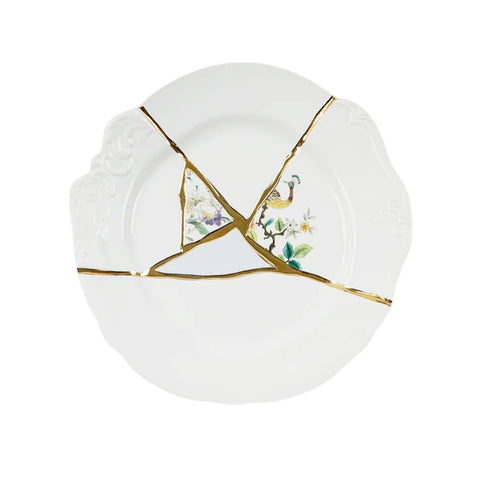 SELETTI KINTSUGI N2 PORZELLAN FLACH TELLER ART 09612