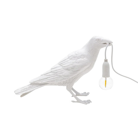 BIRD LAMPADA IN RESINA WHITE ART 14732 SELETTI