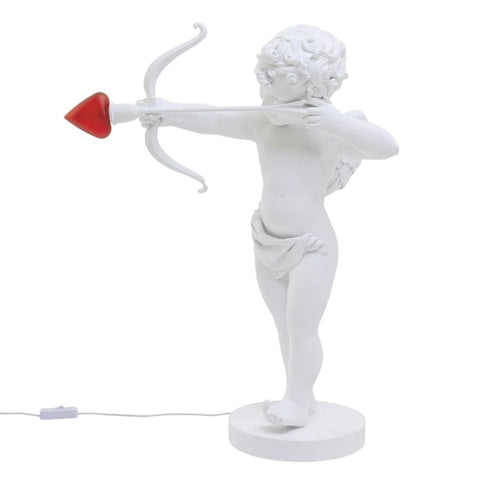 CUPIDO HARZLAMPE CM 50X21 H. 63 WEISS ART. 14841 SELETTI