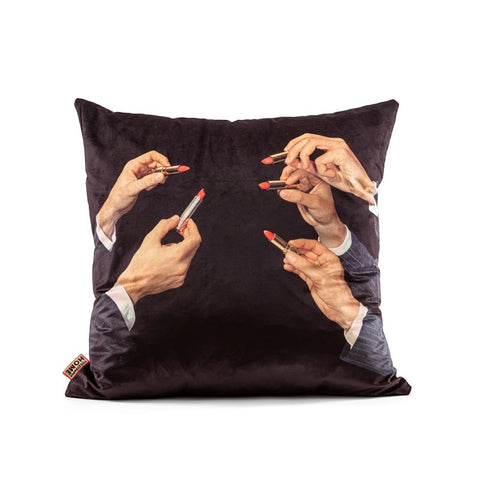 CUSCINO IMBOTTITO TOILETPAPER CM. 67X67 ART 16470 SELETTI