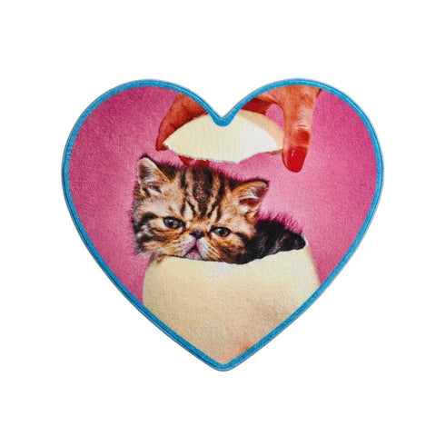 BADEZIMMERTEPPICH TOILETPAPER CM 65 ART. 18183 CAT SURPRISE SELETTI