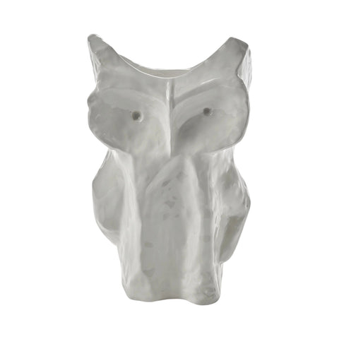 VASO OWL L B7325003-001 WHITE SERAX