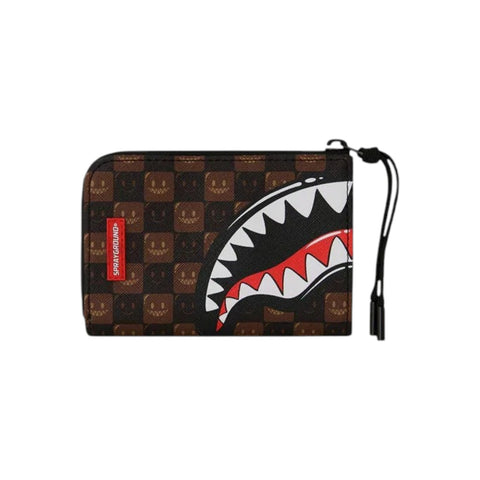 PORTAFOGLIO SHARKS IN PARIS WTF BUBBLE BROWN ART. 910W9302NSZ SPRAYGROUND