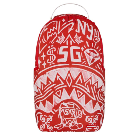 ZAINO GRAFFITI WALL 910B8563NSZ RED SPRAYGROUND