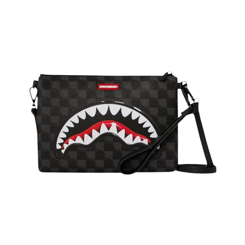 CROSSOVER CLUTCH SHARKS IN PARIS BALLOON 910B8948NSZ BLACK SPRAYGROUND
