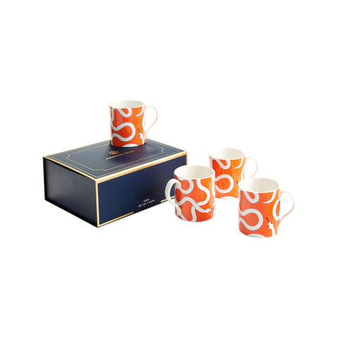 EDEN BECHER 4ER SET ART. 33119 JONATHAN ADLER ORANGE 