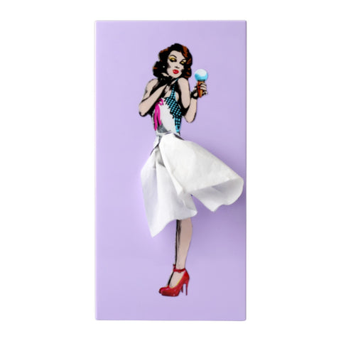 PORTA FAZZOLETTI TISSUE UP GIRL S-TG002PL PURPLE SPEXTRUM