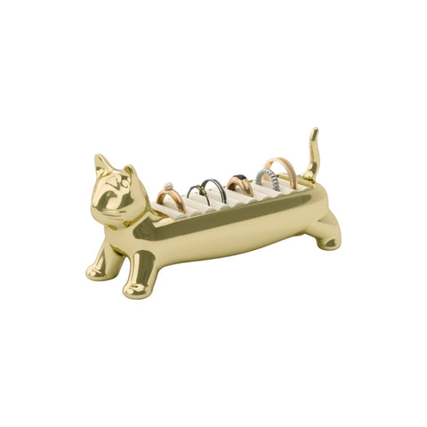 PORTAGIOIE ALI CAT RING HOLDER ART. 1023419-104 BRASS UMBRA