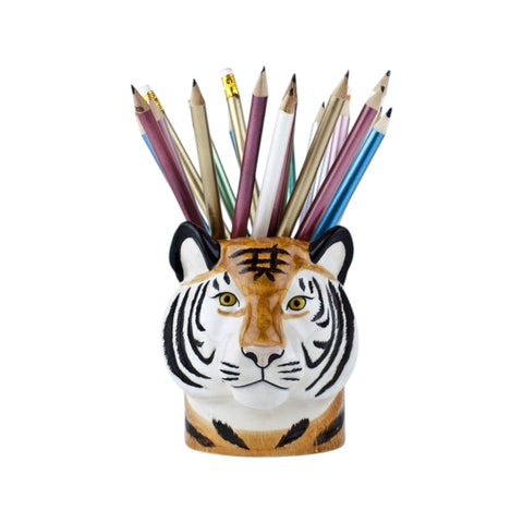 PORTAPENNE TIGER PENCIL POT ART. 1953 QUAIL DESIGNS