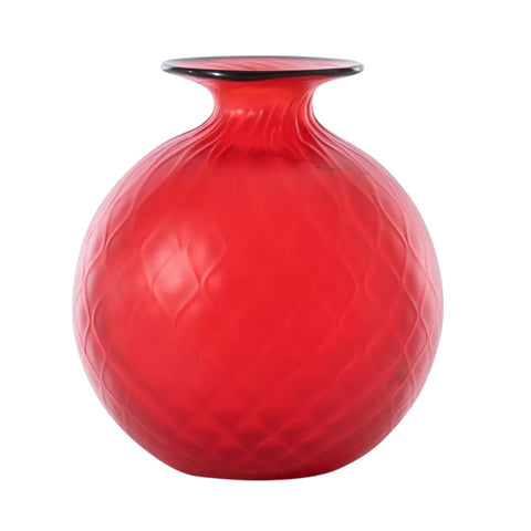 VASO MONOFIORE BALLOTON SABBIATO ART. FO310016000H0ATZ VENINI ROSSO
