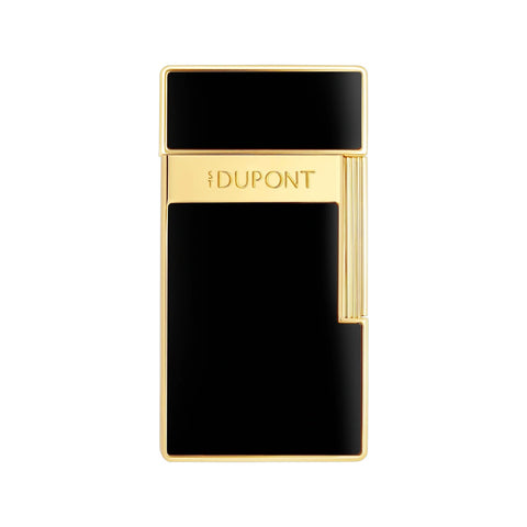 FEUERZEUG LI BIGGY BLACK LACQ/GOLDEN ART. 025222 S.T. DUPONT