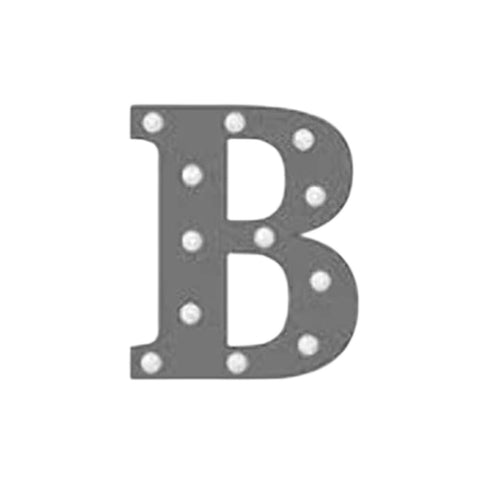 Las Vegas Buchstabe B grau