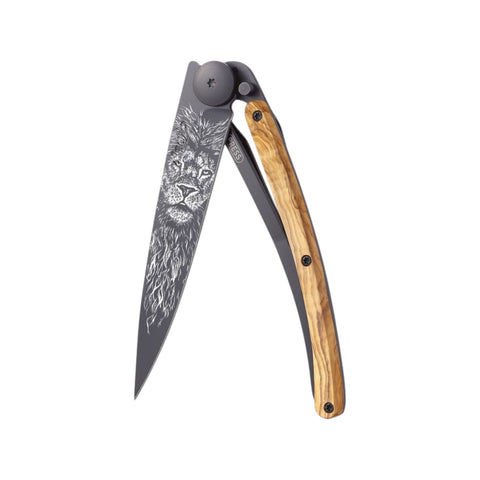 COLTELLO DA CUCINA BLACK OLIVE WOOD LION ART. 3GB000092 DEEJO