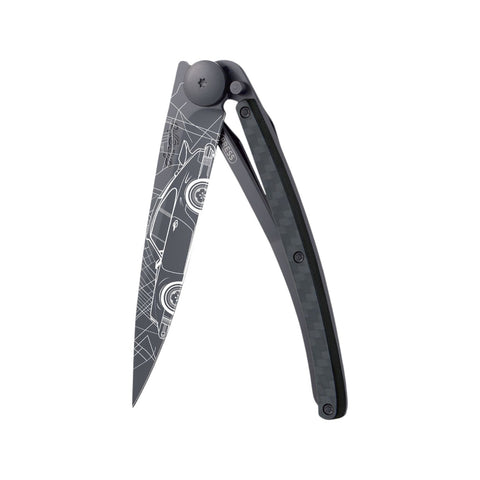 COLTELLINO TASCABILE CARBON FIBER YOUNG TIMER ART. 1GC000108 DEEJO