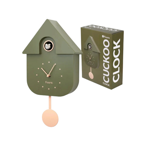 OROLOGIO CUCKOO HOUSE CLOCK OLIVE CCU2520802 FISURA