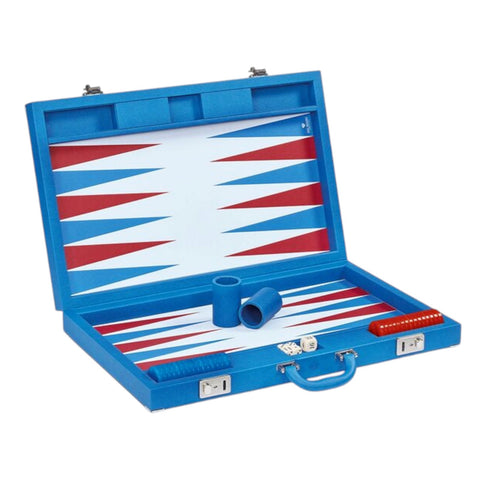 VALIGIA BACKGAMMON COROLLA AZZURRA ART. 804612 DAL NEGRO