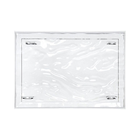 VASSOIO DUNE BIG 55X38 CM CRISTALLO  01210/BA KARTELL TRANSPARENT