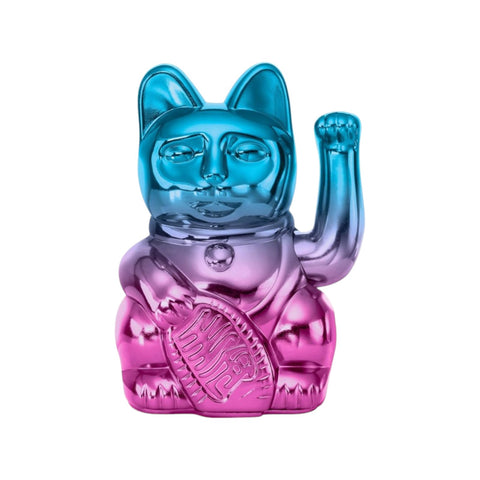 MANEKI NEKO PLAYER ONE GLÄNZEND BLAU/ROSA GLÜCKSKATZE MEHRFARBIG