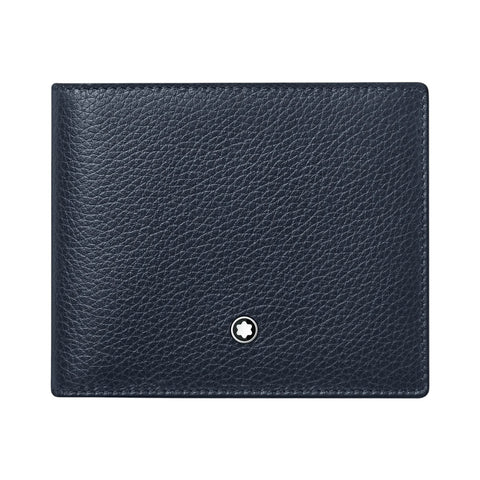 "MONTBLANC SOFT GRAIN BLUE WALLET ARTIKEL 127945"