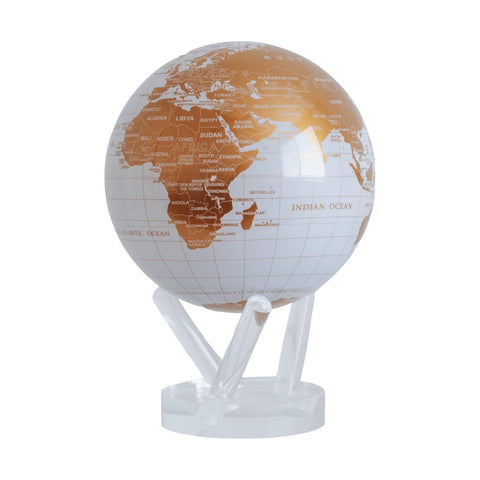 MOVA GLOBE DIAM 4.5 WEISS/GOLD ART MG-45-WGE