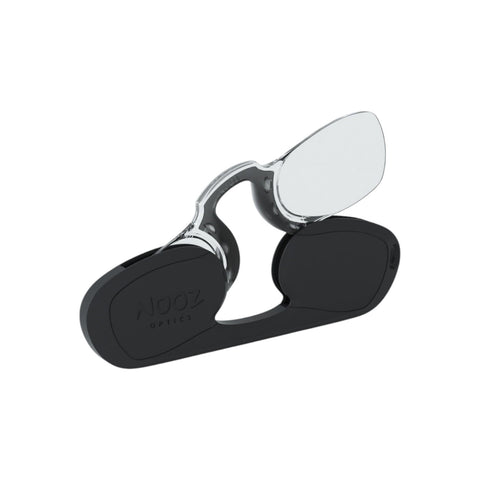 NOOZ ORIGINAL RECHTECKIGE SCHWARZE BRILLE +1