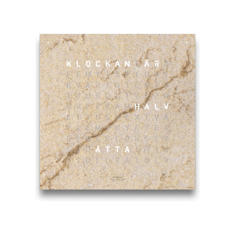 OROLOGIO EARTH 45X45 DESERT  QLOCKTWO