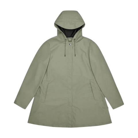 REGENMANTEL A-LINIE W JACKE M W3 18050 RAINS DRIFT GREEN